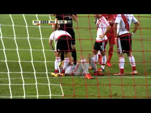 Se lo perdió Aquino. River 0 - Independiente 0. Fecha 5. Primera División 2016.