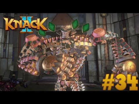 Knack 2 Gameplay Very Hard (PS4) Part 34 - Xander's Creation Boss Fight