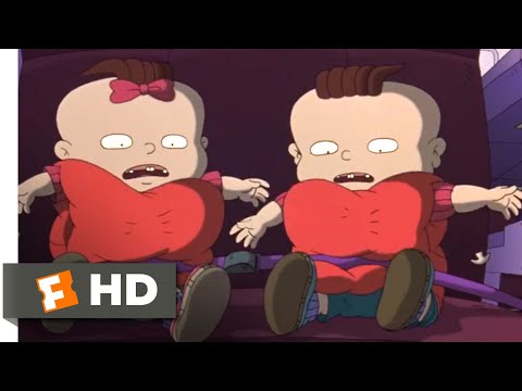 Rugrats in Paris (2000) - Flying to France Scene (2/10) | Movieclips