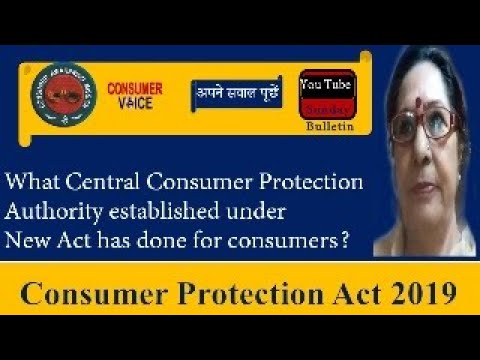 What Central Consumer Protection Authority established under New Act did for consumers?