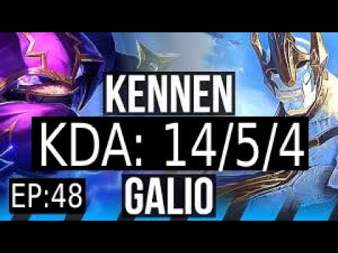 WILD RIFT Road To Master Galio vs Kennen MID (full gameplay) Ep:48