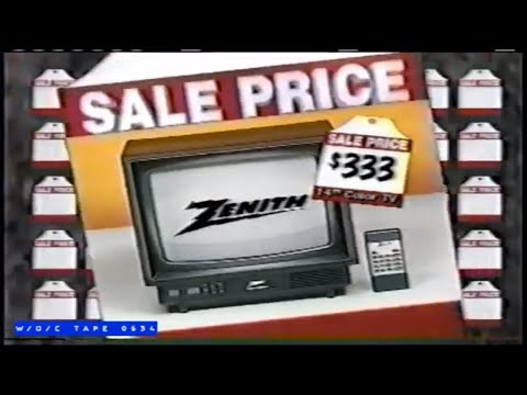 WOC Tape 0634 Local Commercials Compilation - 1990