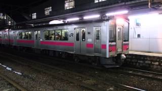 preview picture of video '羽越本線701系 秋田駅発車 JR-East 701 series EMU'