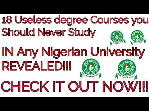 , title : '18 Useless degree Courses to avoid in Nigeria University'