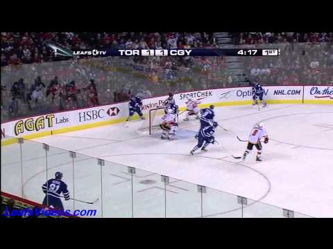 Maple Leafs @ Flames - J.S Gigeure Save - 101216