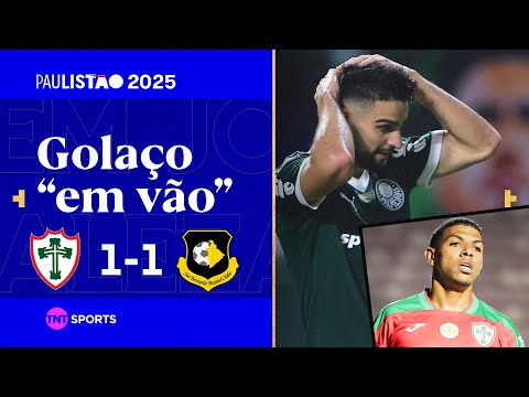 PALMEIRAS E LUSA SE COMPLICAM DEPOIS DE GOL DO BERNÔ NOS ACRÉSCIMOS | PORTUGUESA 1X1 SÃO BERNARDO