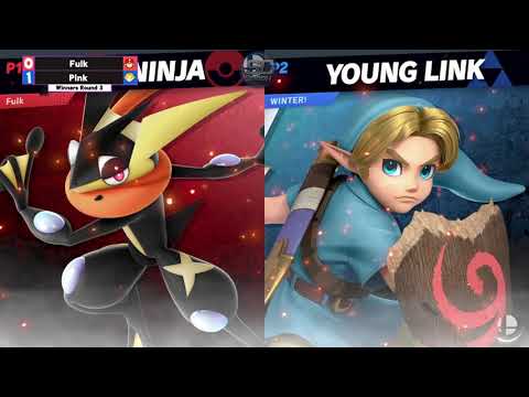 HOMC - Fulk (Greninja, Mega Man) VS Pink! (Young Link) - SSBU Winners