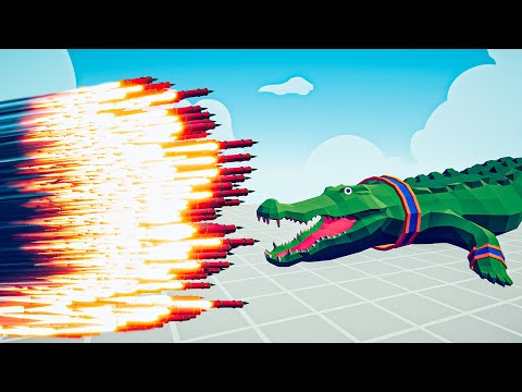 CROCODILE GIANT vs EVERY GOD - Totally Accurate Battle Simulator TABS