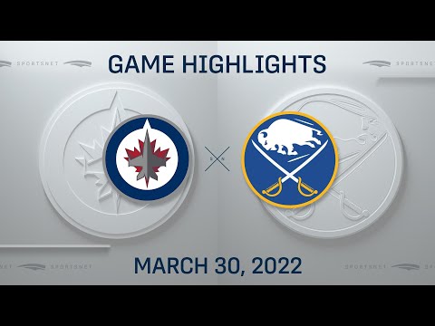 NHL Highlights ' Jets vs. Sabres - Mar. 30, 2022
