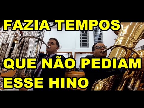 FAZIA TEMPOS QUE NÃO PEDIAM ESSE HINO 77 CCB HINÁRIO 5, CULTO IVOTURUCAIA, TUBA KING.