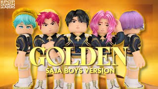 Download lagu Golden (Saja Boys Version) | KPop Demon Hunters Animation | Roblox mp3