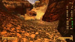 Fallout New Vegas - Bleed Me Dry - How to reach cazador lair from the Red Rock Canyon