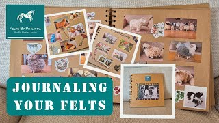 📒Let's map your NEEDLE FELTING journey // Reflections on your felts 📸