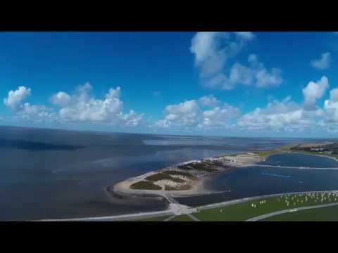 Büsum Perlebucht Flut im Zeitraffer