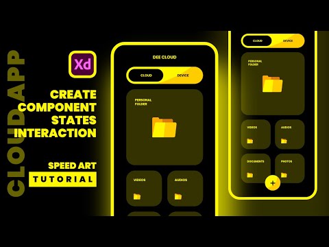 Cafe App UI Design and Interaction Animation in Adobe XD XD Tutorial Speed Art Tips Tricks