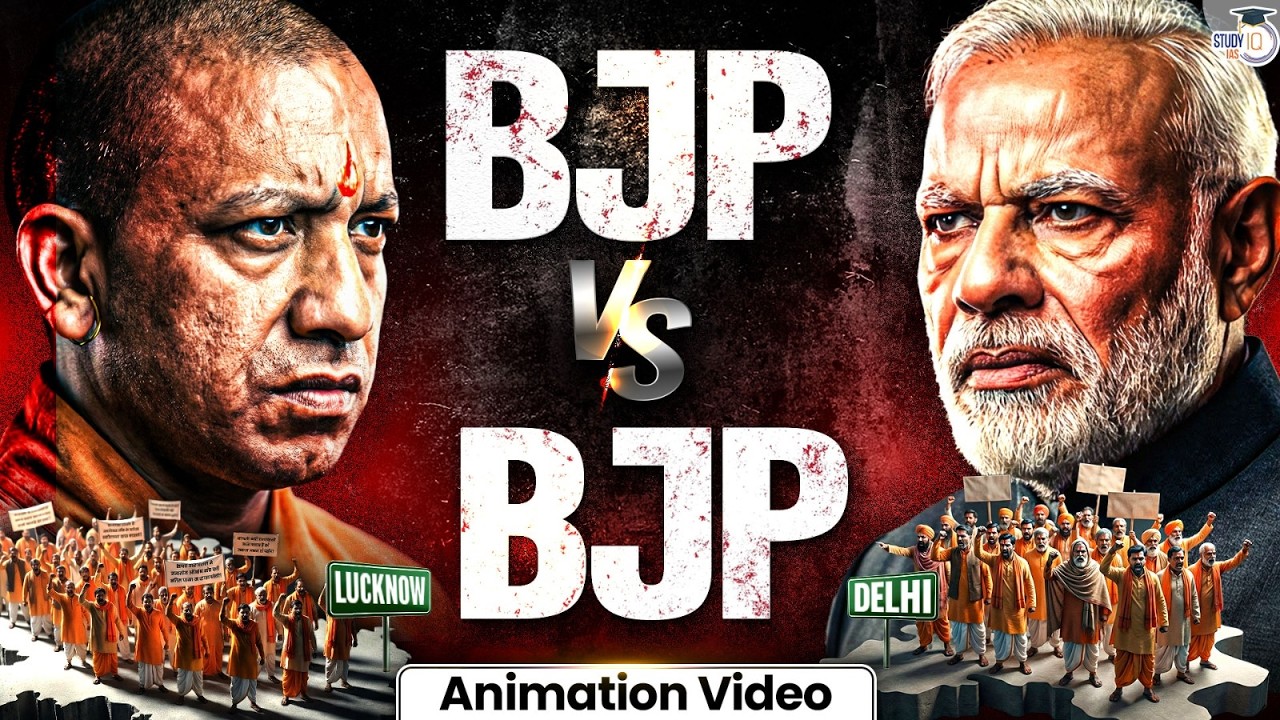 BJP vs. BJP: Can Yogi Become the Next PM of India? | PM Modi & Amit Shah Vs Yogi Controversy | UPSC