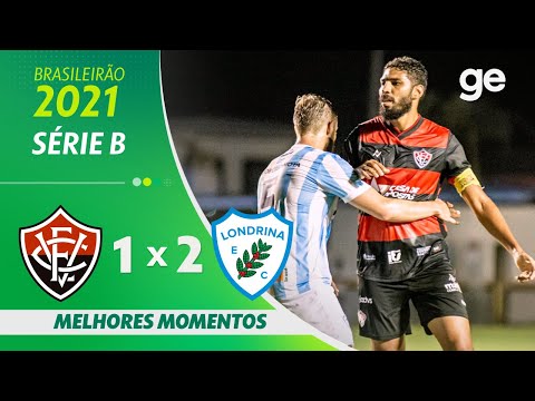 Gols e lances de Vitória x Londrina