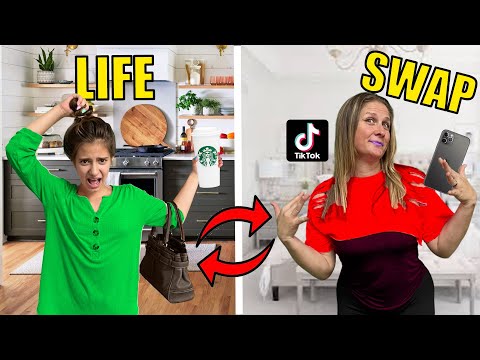 SWITCHING lives with MY MOM for 24 HOURS!🔄| Jiji wonder