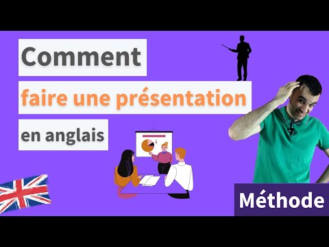 Comment faire une présentation en anglais (modèle prêt à l'emploi)