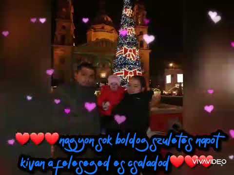 Zsanett küldi szerelmének Sanyinak születésnapjára 2020