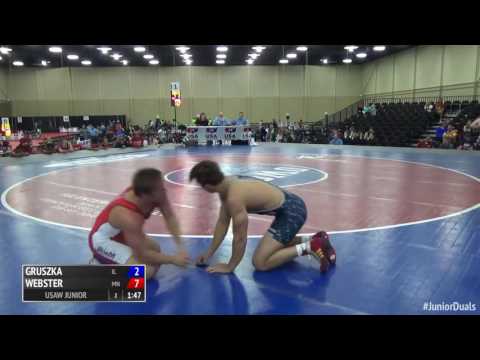 182 lbs. Final  - Owen Webster, MN vs. Logan Gruszka, IL