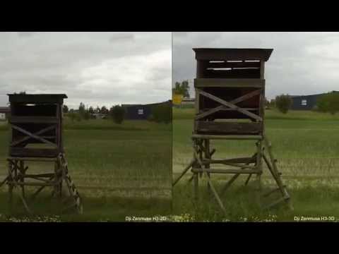 Vergleich Dji Zenmuse H3-2D vs. H3-3D (Comparison / Test / Review)
