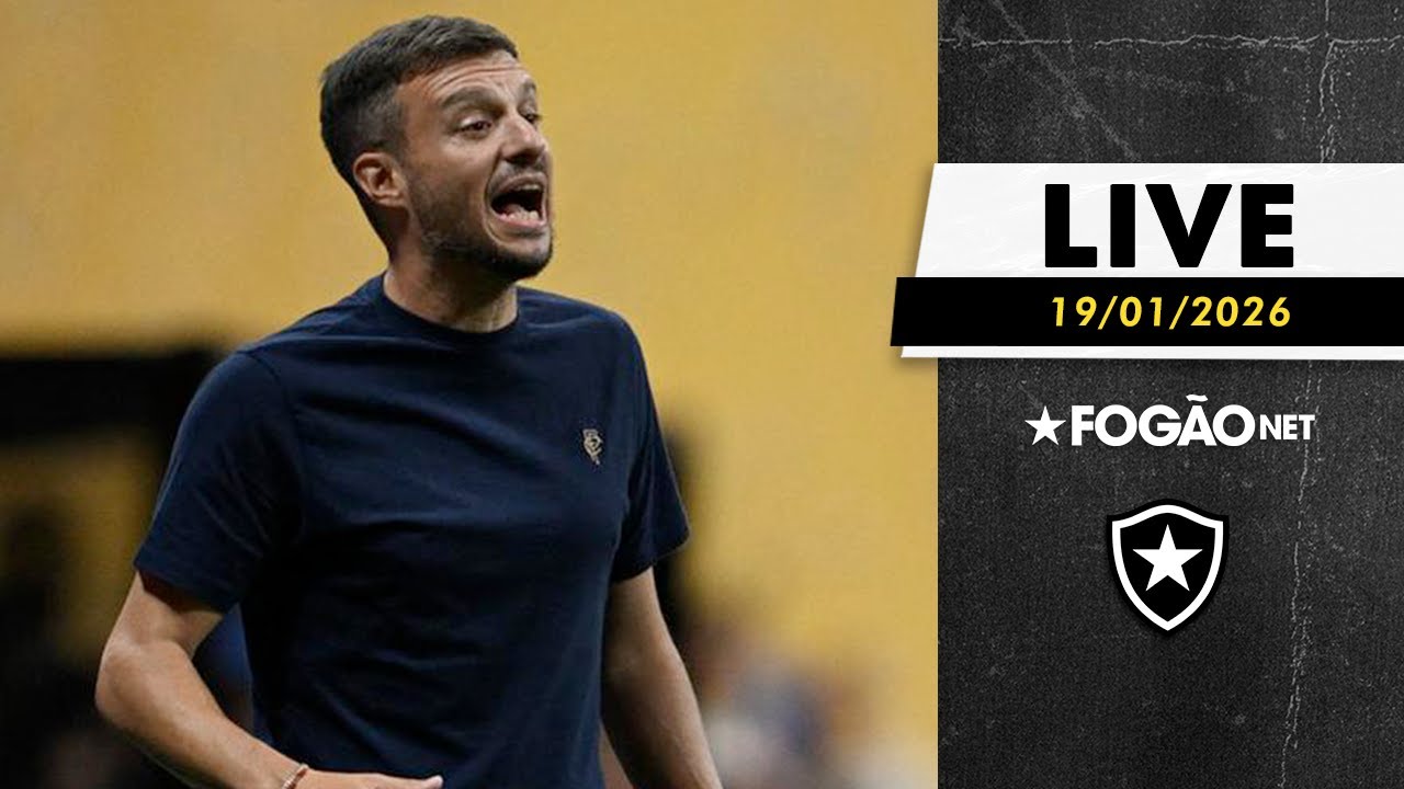 LIVE | Botafogo tem semana chave dentro e fora de campo; sub-20 salva início de 2026