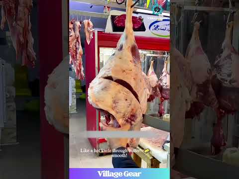 ULTIMATE Butcher Skills! 🥩Watch This Master Carver's Knife Glide Through Meat Like BUTTER! #butcher