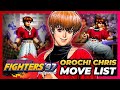 OROCHI CHRIS MOVE LIST The King Of Fighters 97 KOF97