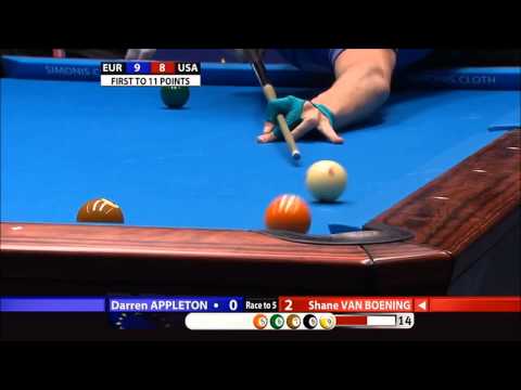 Appleton vs Van Boening - Mosconi Cup 2012 - Day 4 (720p)