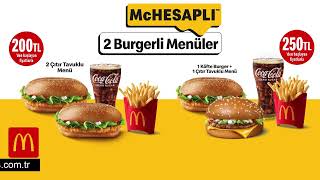 McHesaplı İki Burgerli Menüler!