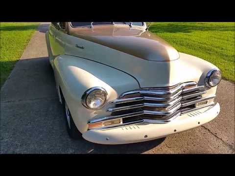 Thumbnail for 48 Chevy Fleetmaster Walk Around And Drive - For Sale by Chevrolet, video, Car, vide