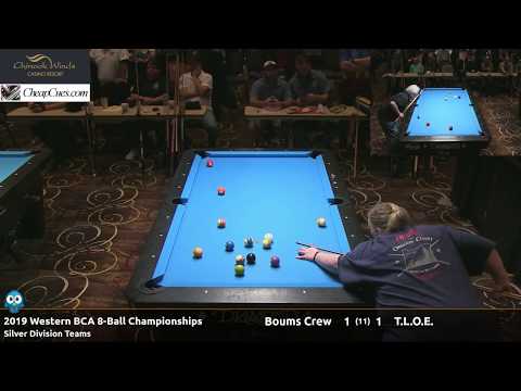 Boum's Crew vs T.L.O.E - Silver Teams - 2019 Western BCA 8-Ball Championship