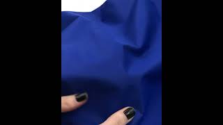 14018 Мембранная курточная плащовка с тефлоновым покрытием 5К/5К, цвет Морской синий, плотность 160 гр/м2, ширина 145 см на YouTube