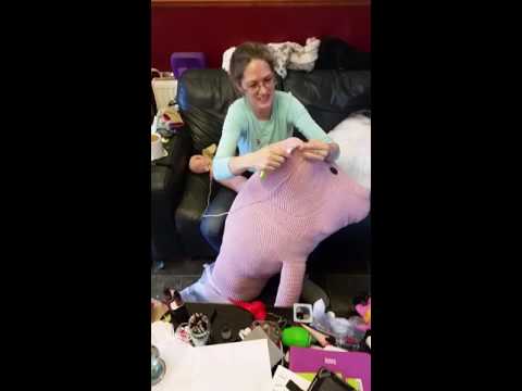 Four foot clanger crochet project