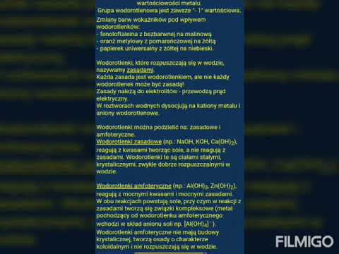 Tlenki i wodorotlenki katalizatory zadanie chemia *pokaż slajdów klasa 7*