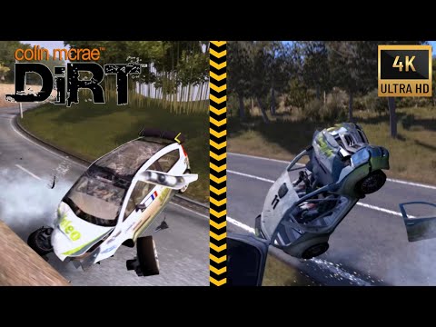Colin McRae Dirt - Increíble Choques Gameplay part-16 (PC 4K 96Fps)