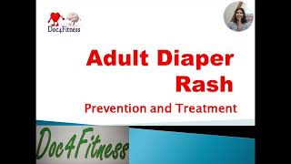 Diaper Rash in adults