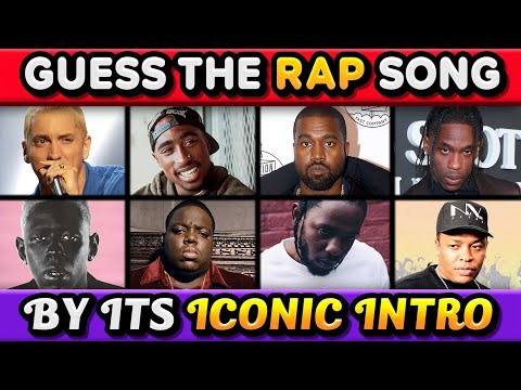 Guess Rap songs from their iconic intro | Guess the song quiz | Rap Songs Quiz 2025