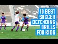 10 Best Soccer Defending Drills for Kids | Youth Soccer Defense Drills | Fun Soccer Drills by MOJO