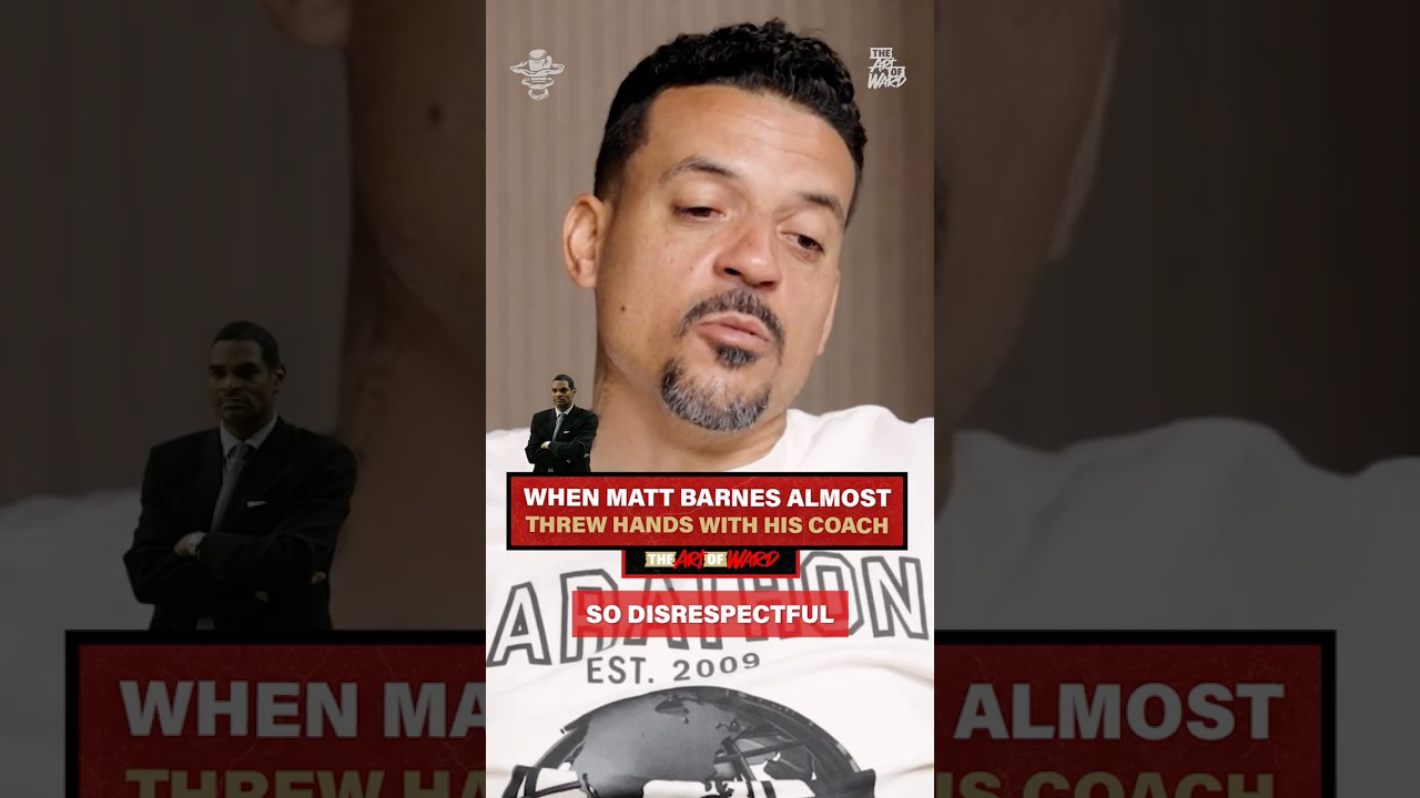 Matt Barnes almost caught a fade with his former coach Mo Cheeks 🥊😳  #boxing