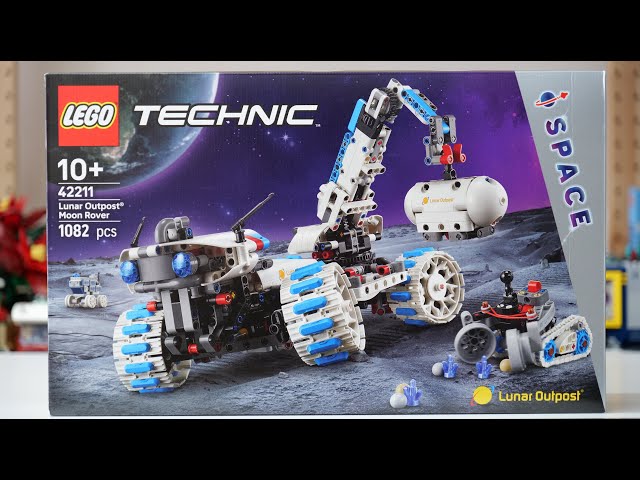 Vídeo relacionado con LEGO Technic Vehículo Espacial Lunar Outpost: Róver Lunar - Juego de Ciencia Interactivo con Grúa y Paneles Solares - Robot de Juguete - Regalo de Cumpleaños para Niños y Niñas de 10+ Años 42211