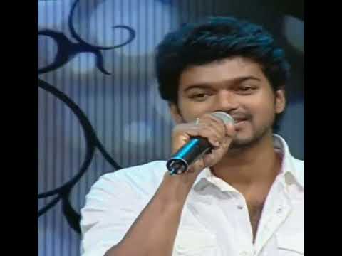 Thalapathy Vijay Singing Inji idupazhagi | Rare video of Thalapathy Vijay