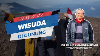 Sukses Gelar Wisuda Online di Puncak Gunung, Filius Chandra: Haru dan Bahagia