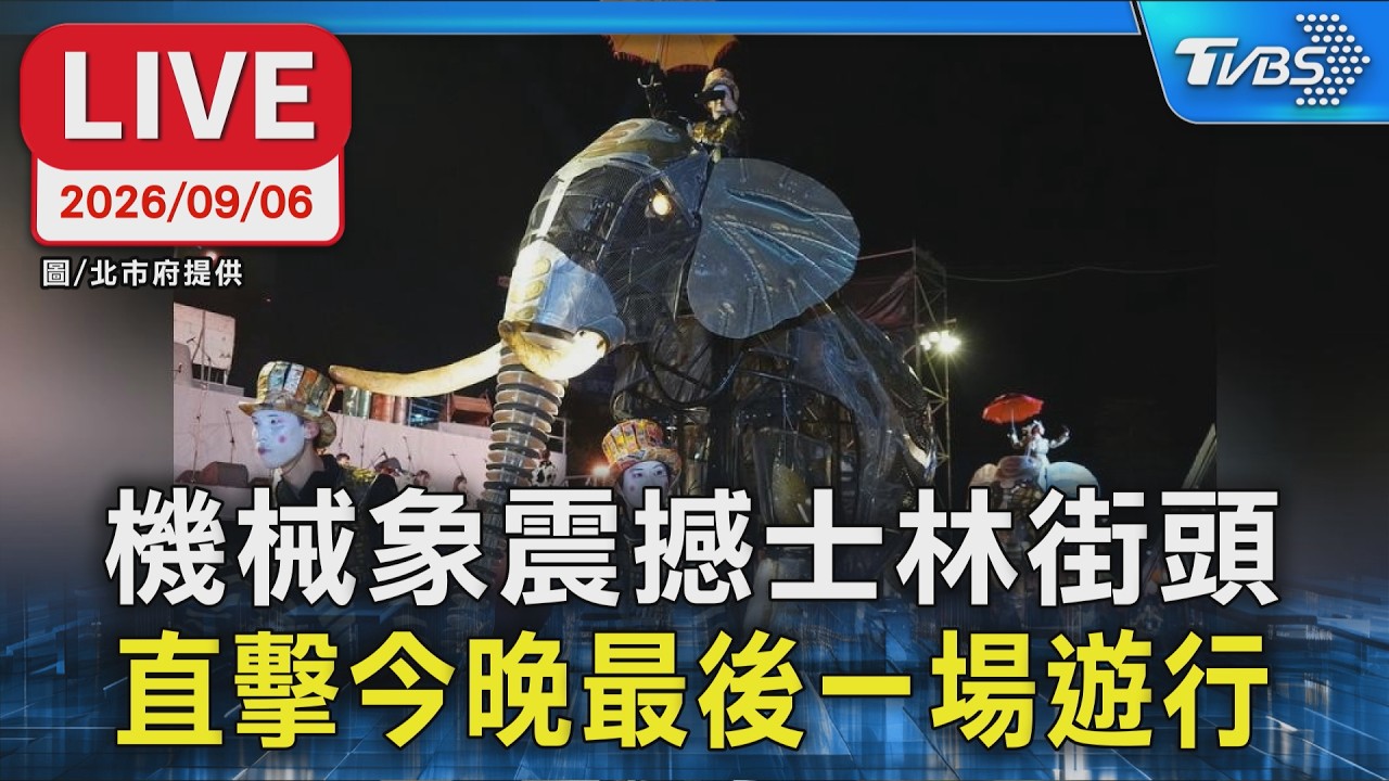 5公尺機械巨象現身! 第一視角直擊大象遊行 |LIVE