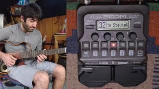 Video thumbnail for Zoom A1FOUR - Unboxing and Testing all presets on a nylon guitar by sasongs