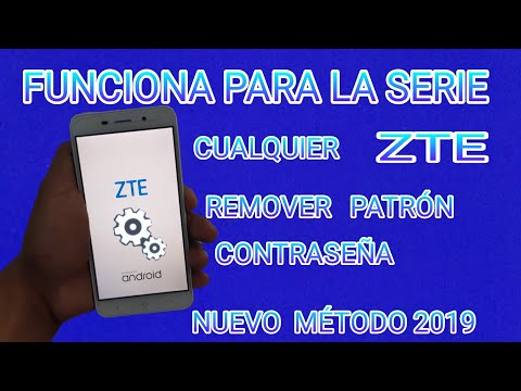 HARD RESET ZTE FORMATEAR ZTE BLADE A602 REMOVER PATRÓN CONTRASEÑA CLAVE BLOQUEO PIN