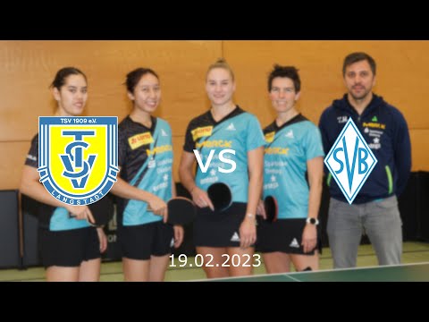 TSV Langstadt 1909 vs. SV Böblingen | Tischtennis 1. Damen-Bundesliga 22/23