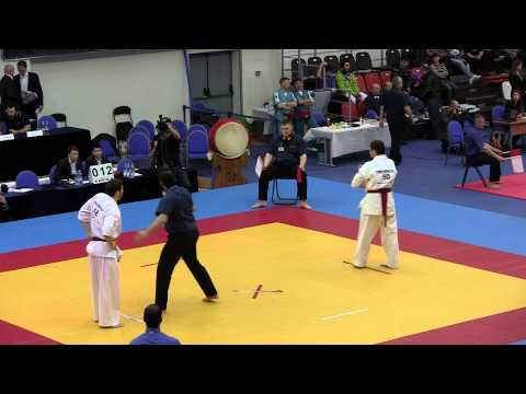 Гехаев Тамерлан - Зуборев Андрей (Кубок России 2015 по карате киокушинкай)