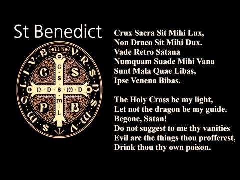THE POWERFUL EXORCISM PRAYER OF SAINT BENEDICT _The powerful exorcism prayer of St Benedict